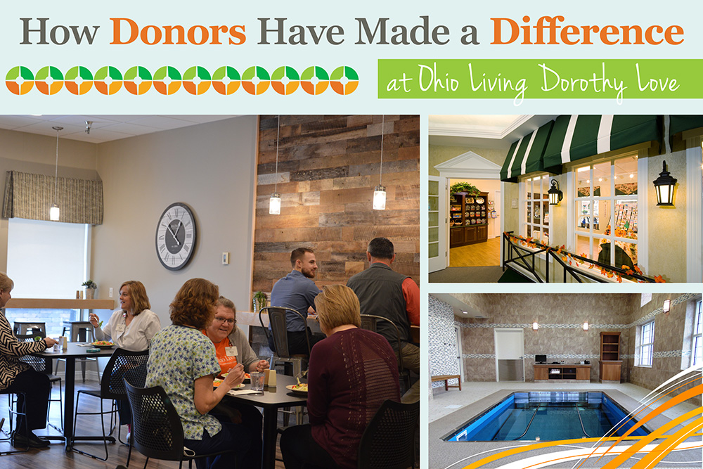 Photos of how donors have made a difference.